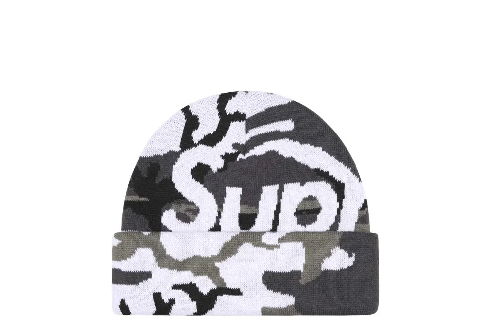 Camo Big Logo Beanie スノーカモ Supreme Camo Big Logo Beanie Snow Camo