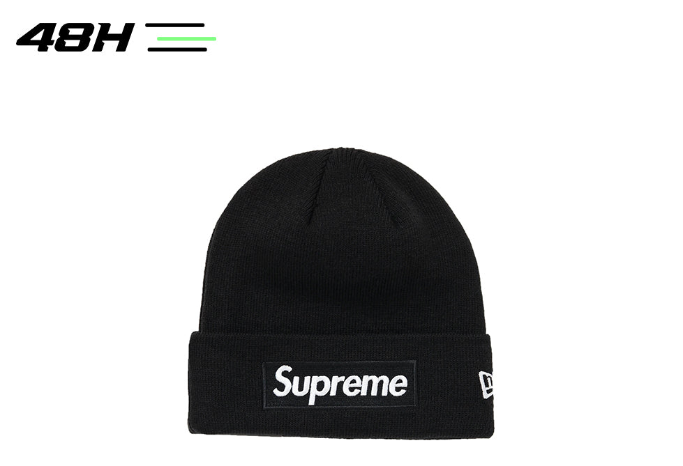 Supreme New Era Box Logo Beanie (FW23) Black