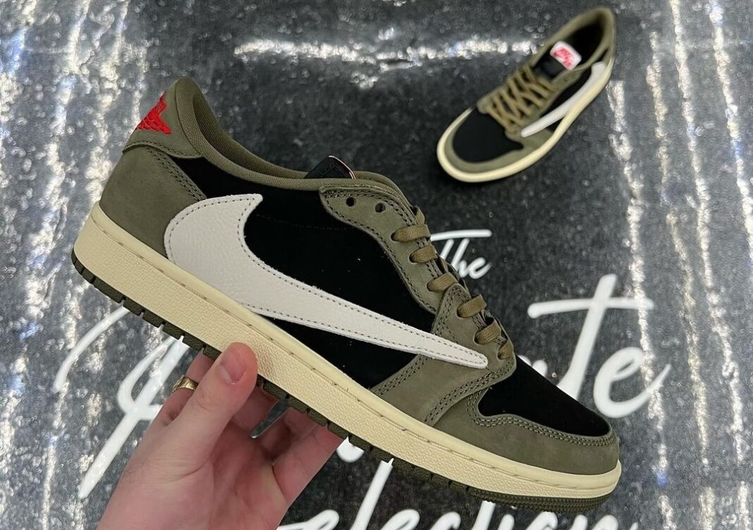 Jordan 1 Low x Travis Scott Black Olive