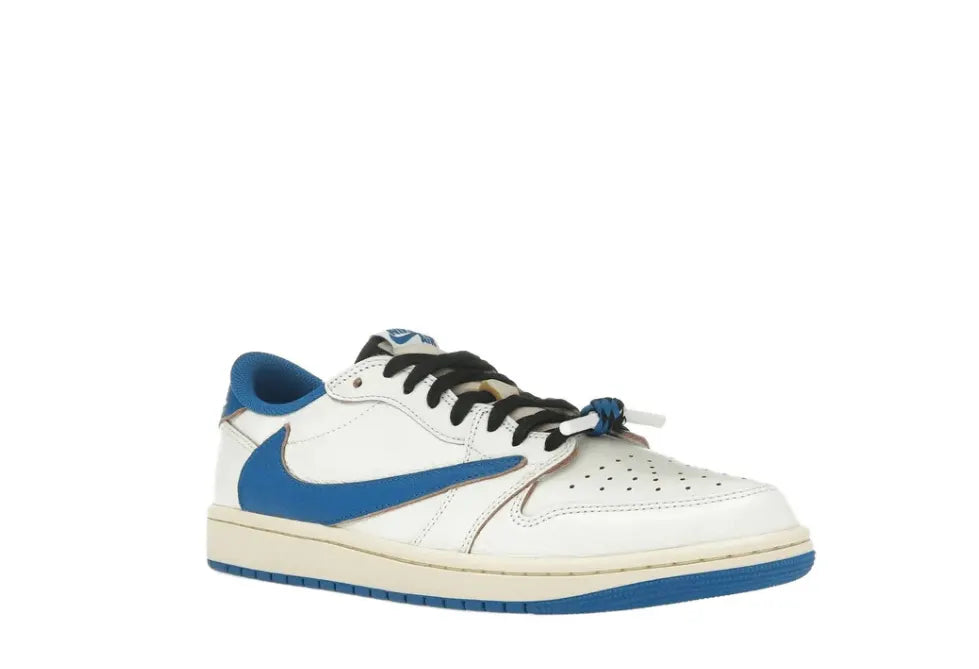 Jordan 1 Retro Low OG SP Fragment x Travis Scott Sail Military Blue