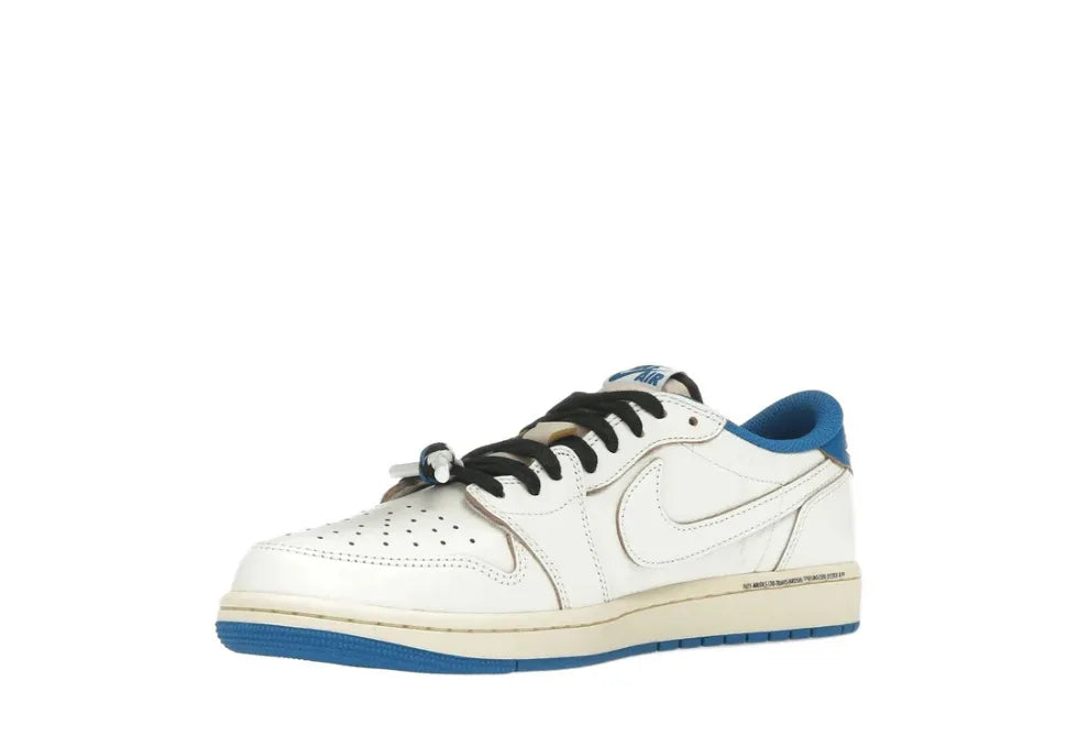 Jordan 1 Retro Low OG SP Fragment x Travis Scott Sail Military Blue