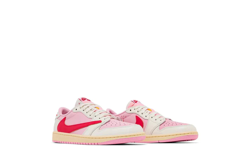 Jordan 1 Retro Low OG SP Travis Scott Sail Tropical Pink