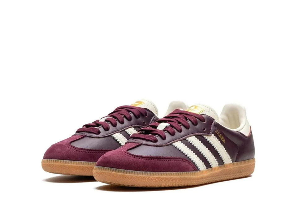 adidas Samba OG Maroon Gold Metallic