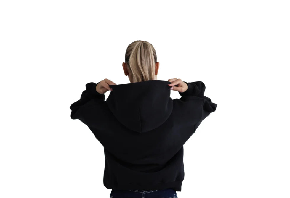 BITE EM Hoodie Washed Black