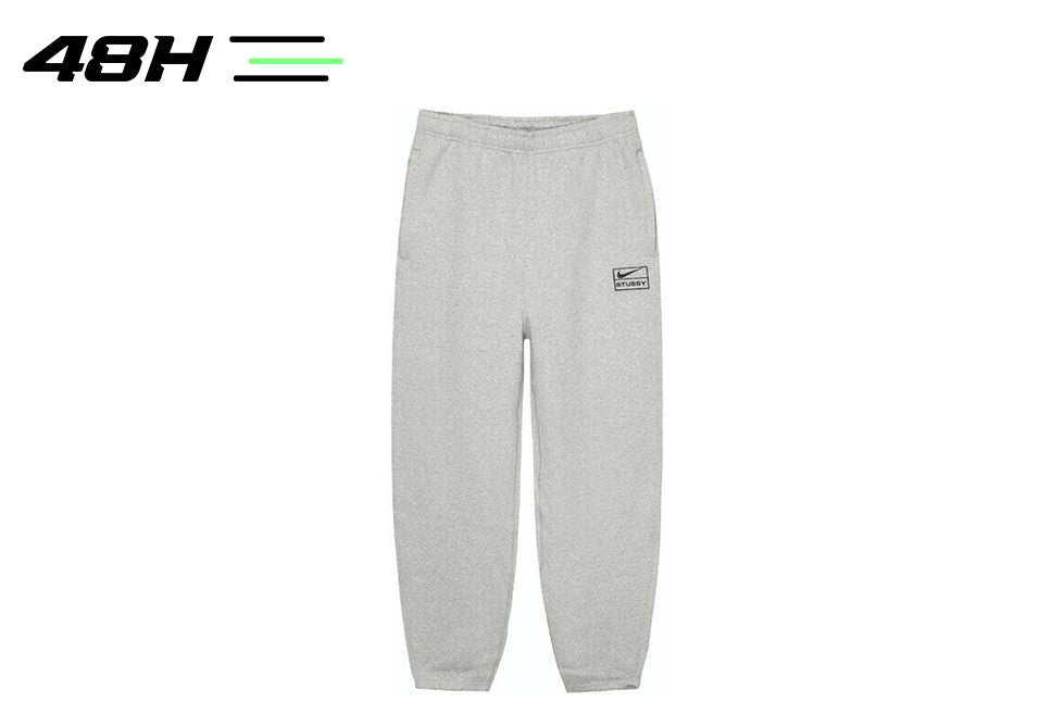 Stussy x Nike Fleece Pant Grey (FW23)