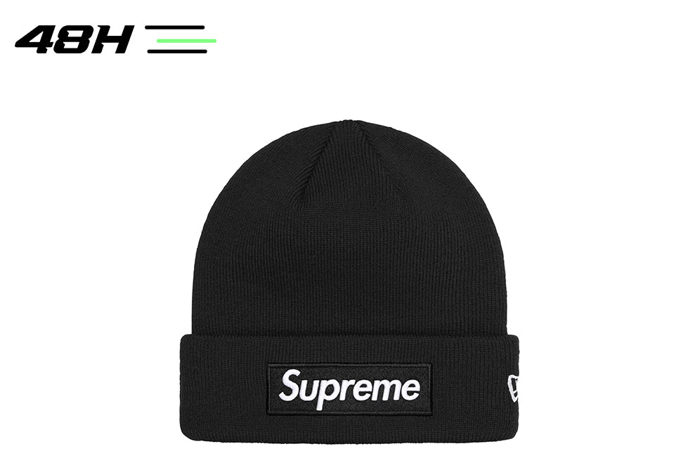 Supreme New Era Box Logo Beanie (FW24) Black