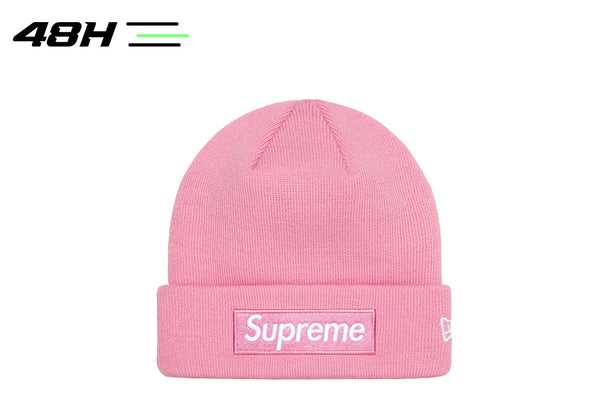 帽子 Supreme NewEra Box Logo Beanie Pink 24FW Supreme New York Yankees New Era Box Logo Beanie Pink - FW21