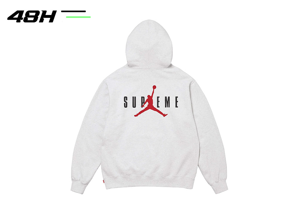 Supreme Jordan Hooded Sweatshirt Ash Grey