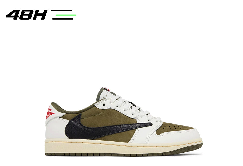 Jordan 1 Retro Low OG SP Travis Scott Medium Olive - BITE EM